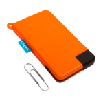 Pebble Pokket 1000mAh externe Batterie in Mikro-Schlüsselanhänger-Größe - Orange